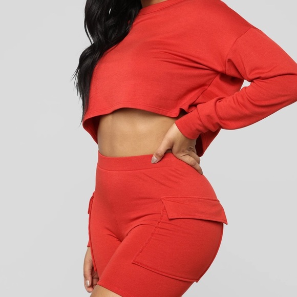 Cool N comfy cargo short set - Picture 2 of 2